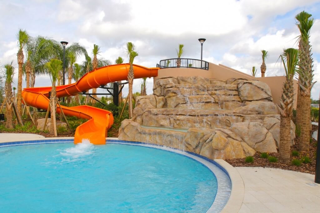 Solterra Resort Orlando Pool and Water-Slide